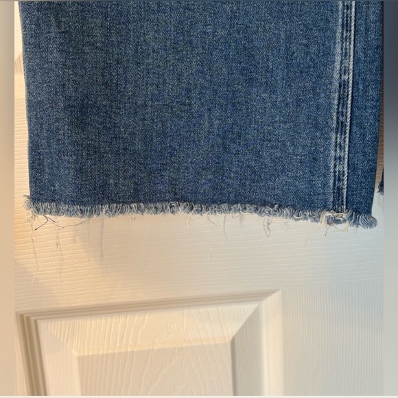 Paige Anessa Wide Leg Frayed Hem Jeans in Arpeggio Size 28 EUC - Picture 7 of 14